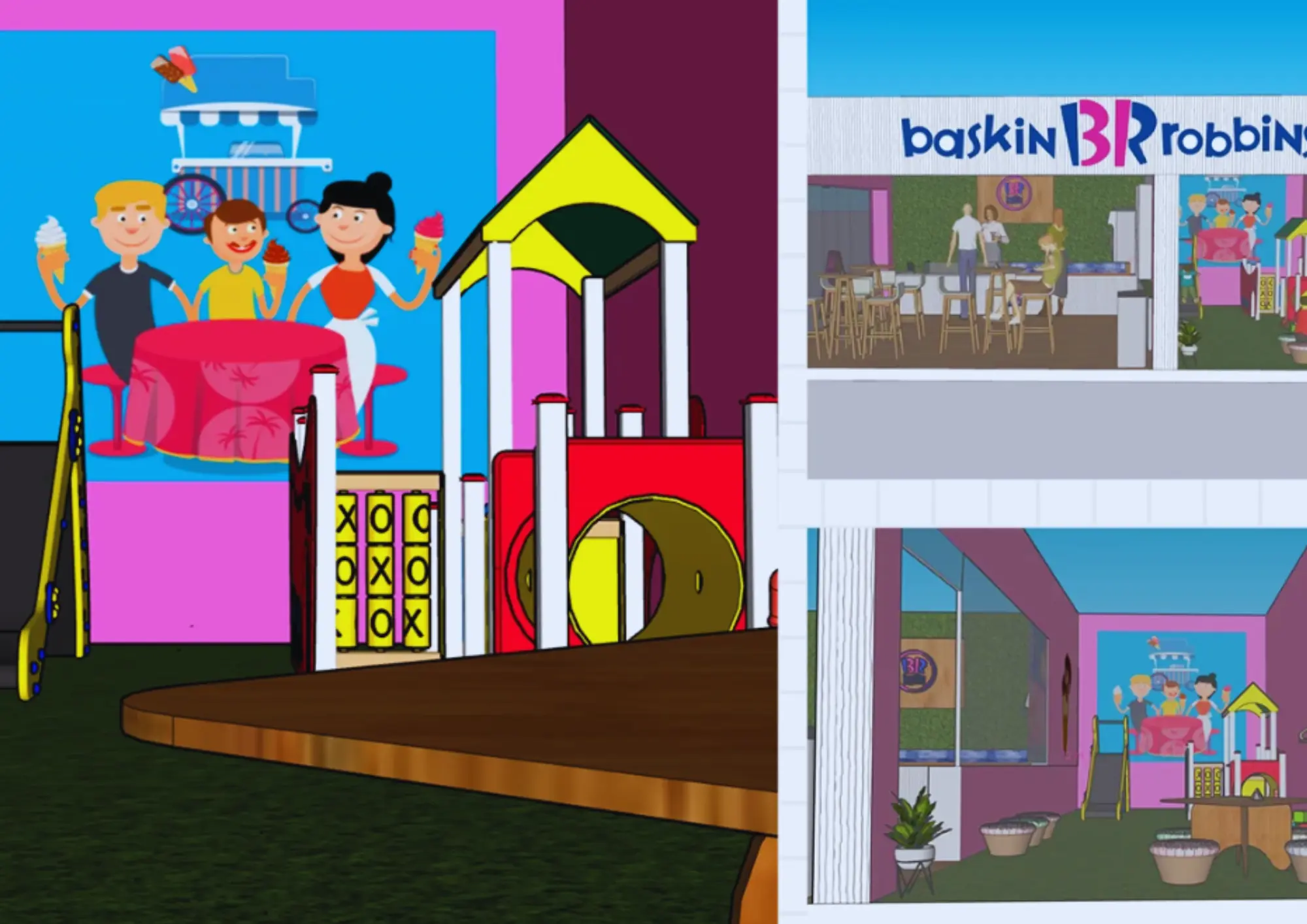 Baskin Robbins Retail Concept
